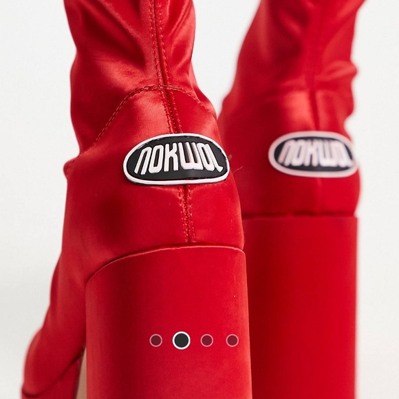 NOKWOL exclusive Ellie platform ankle boot - Picture 4 of 4